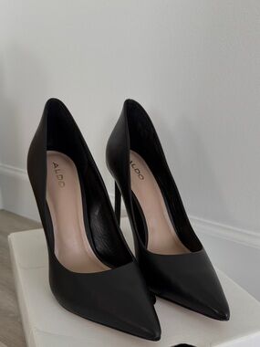 ALDO Black Pointed Toe Stiletto Pumps